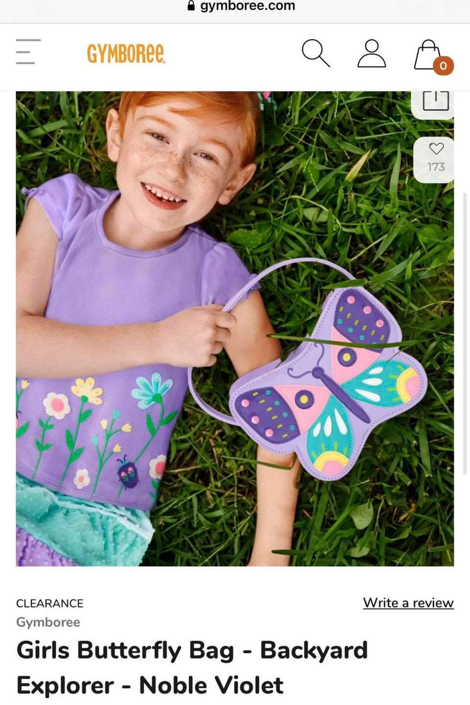 ( Auth Mỹ ) Túi xách bé gái Gymboree của Mỹ.