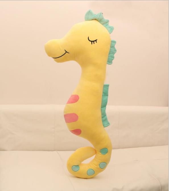 Gối Bông Ôm Cá Ngựa Kích Thước 80cm (3 Màu)