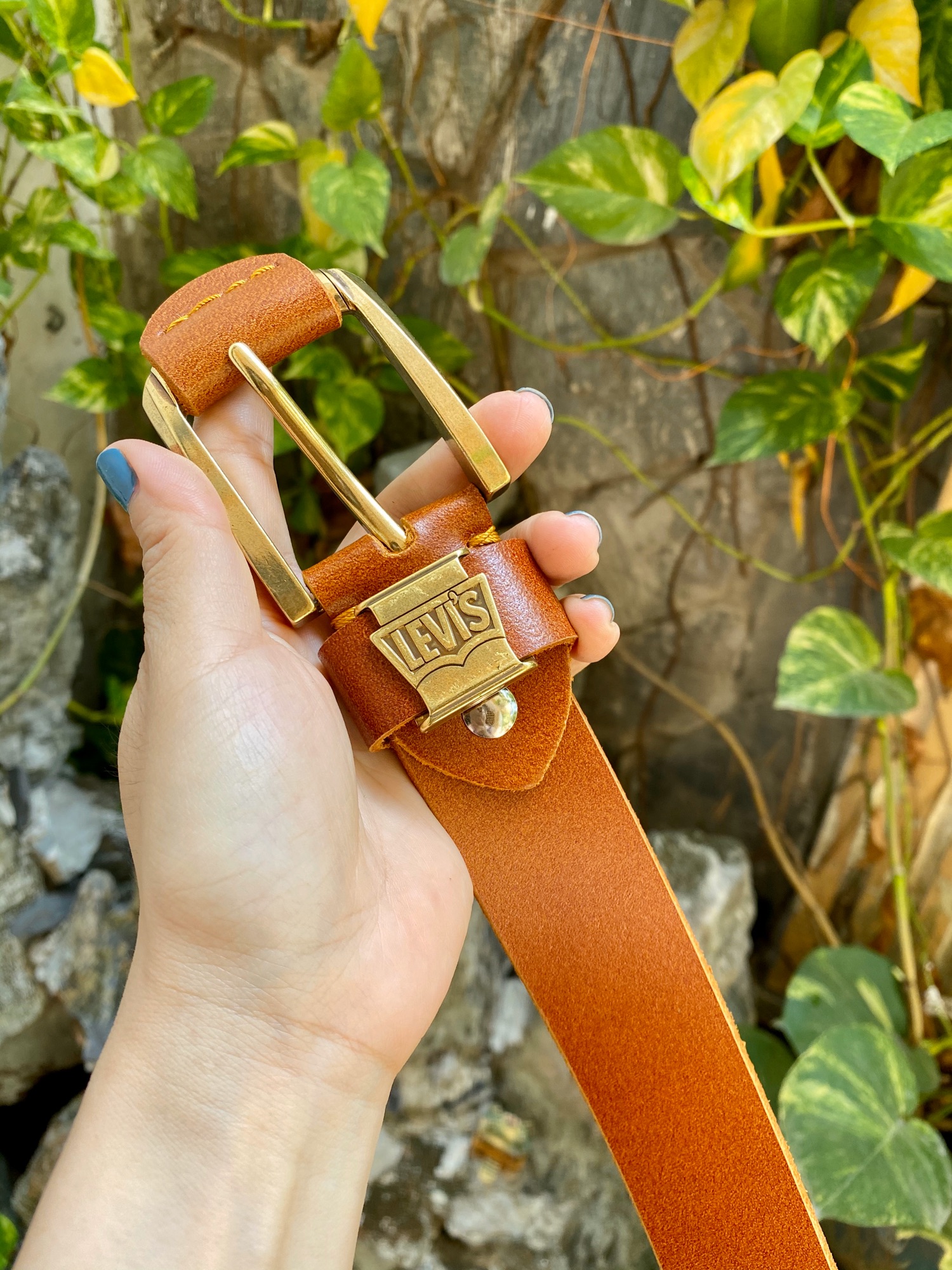 [HCM]Dây da 1 lớp kim 4cm