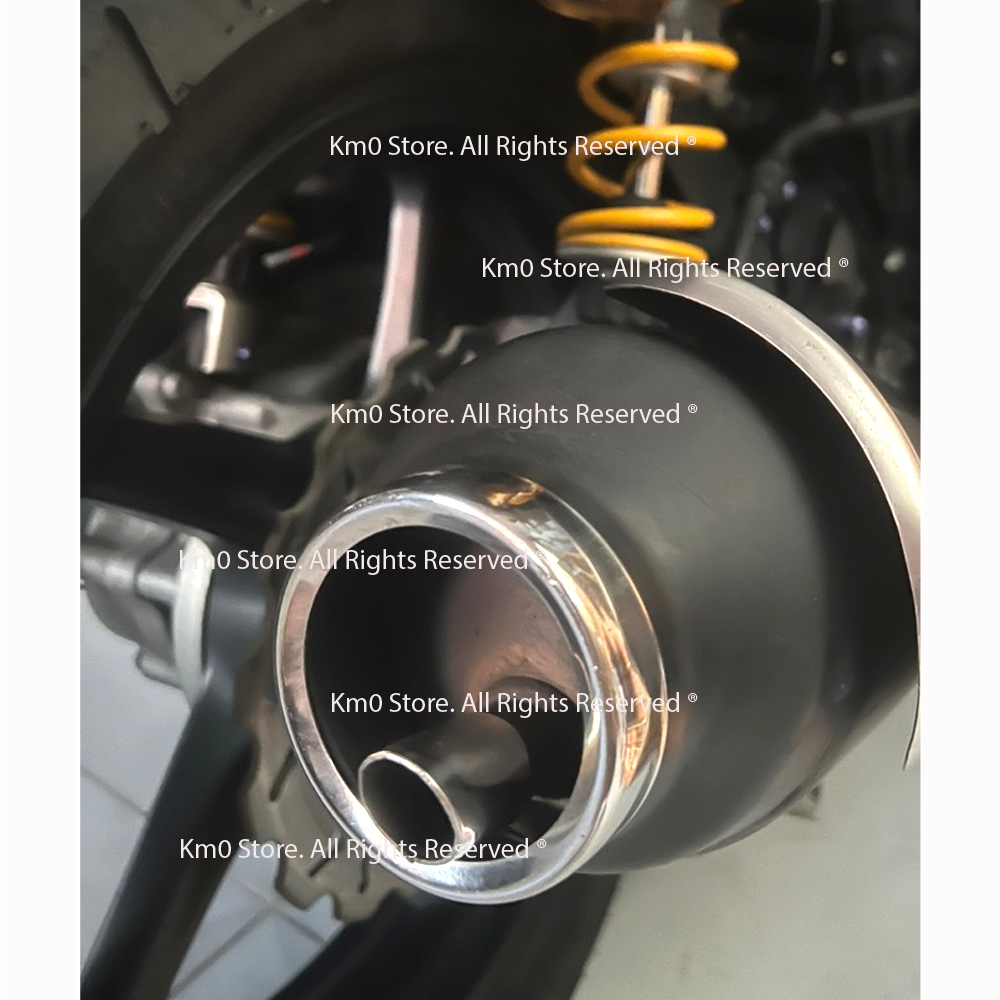 Chụp Đích Pô Nhỏ Xe SH Ý INOX 201 - VT103