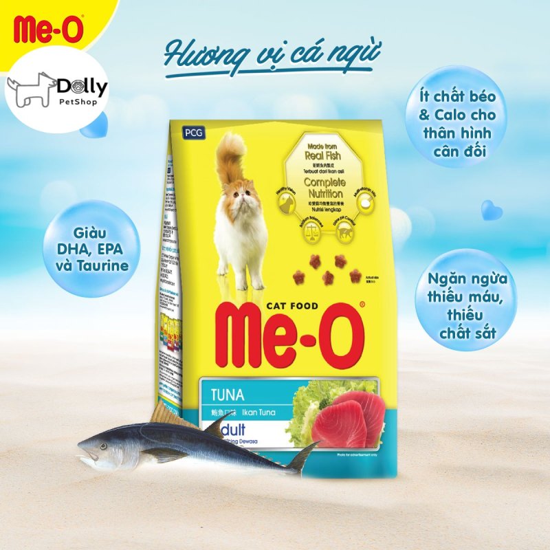 Thức Ăn Hạt Cho Mèo Me-O 350gr