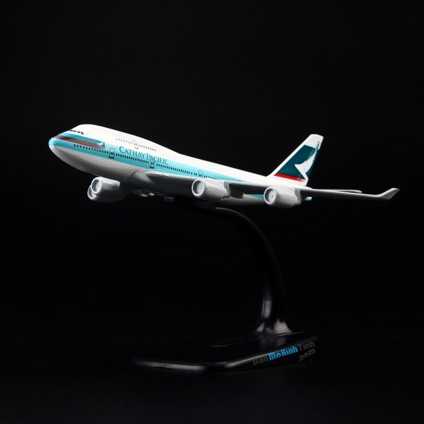 [HCM]Mô hình máy bay Cathay Pacific Boeing B747 16cm Everfly