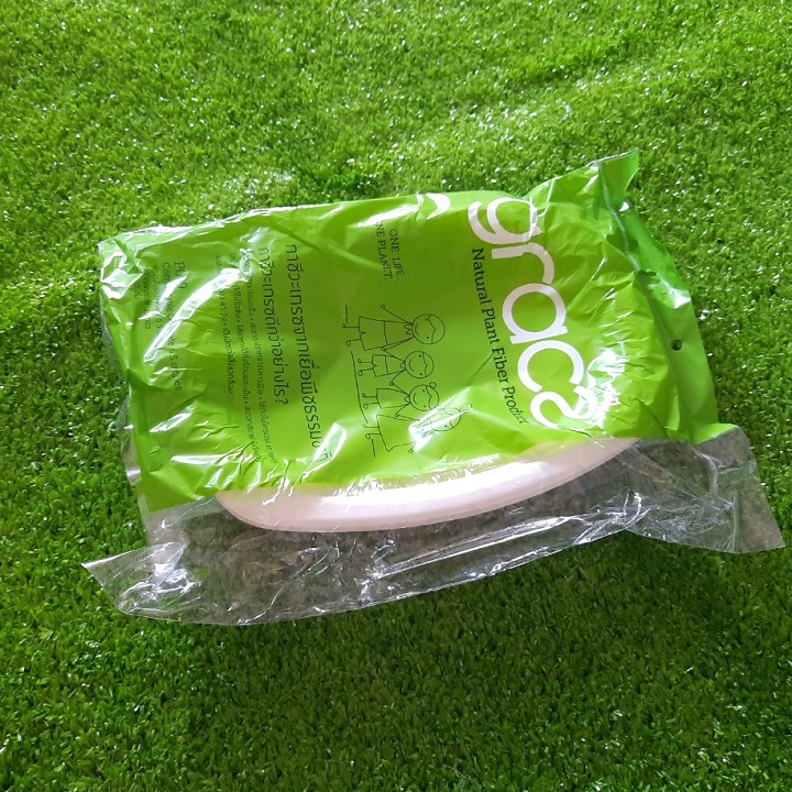 Dĩa Giấy Bả Mía Oval - Hàng Thái Lan - 10 Cái