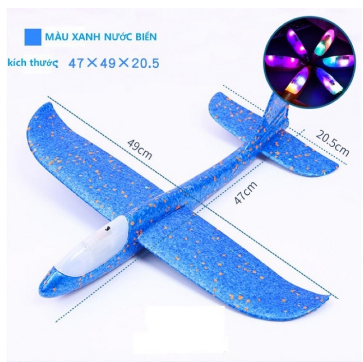 Đồ chơi Máy bay xốp phát sáng siêu lượn, đồ chơi cho bé