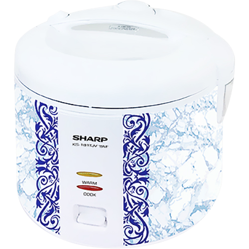 Nồi cơm điện Sharp KS-18TJV / 181TJV - Giữ ấm 5 giờ - Dùng cho gia đình 4-6 người - Hàng chính hãng