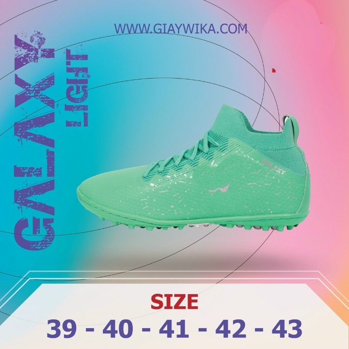 Giày Đá Bóng Wiiikaaa Galaxy Light Bạc - giày bóng đá