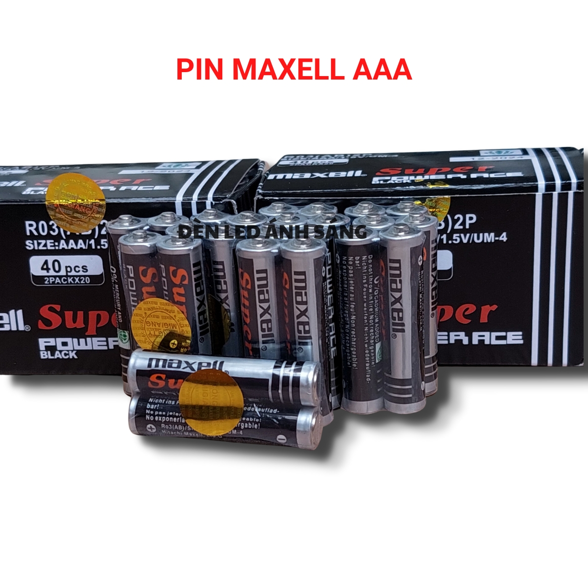 Pin 3A (AAA) Pin tiểu Super Maxell 1.5V