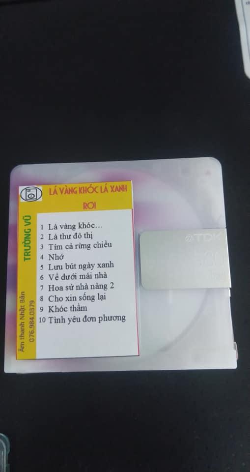 [MDCD] Bộ 5 đĩa nhạc MD Trường Vũ