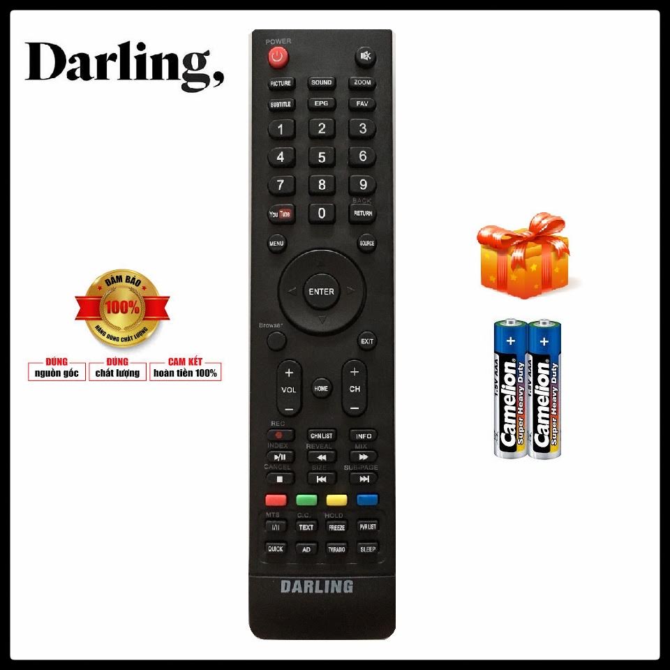 [HCM]Điều Khiển SmartTV DARLING ( Mẫu 3 )
