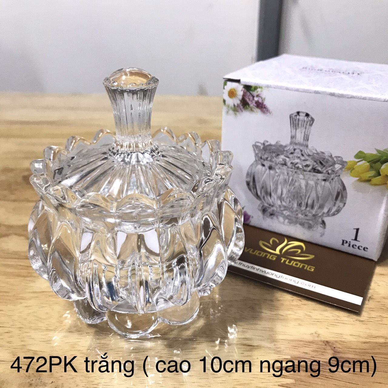Thố Mứt Thủy Tinh Pha Lê Trái Bí, thố hạt dưa ngày Tết nhiễu mẫu mã đa dạng