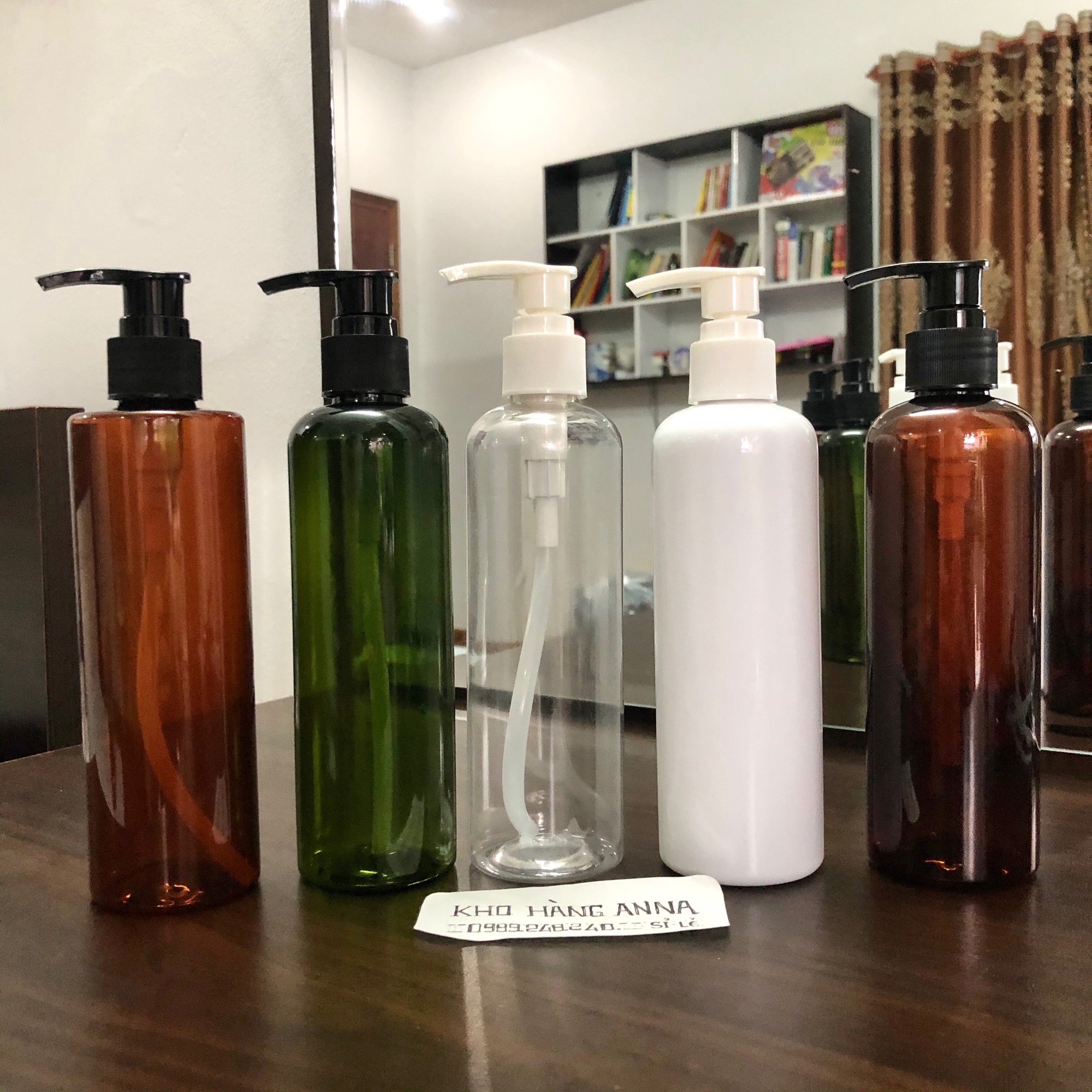 2 chai 200ml/250ml đủ màu vòi nhấn nhỏ giọt - Combo 2 chai nhựa đủ màu sắc đựng xà bông , đựng dầu gội , chiết Mỹ phẩm - vỏ chai nhựa rỗng 200ml/ 250ml màu nâu , trong suốt , xanh rêu , màu trắng vòi ấn đen