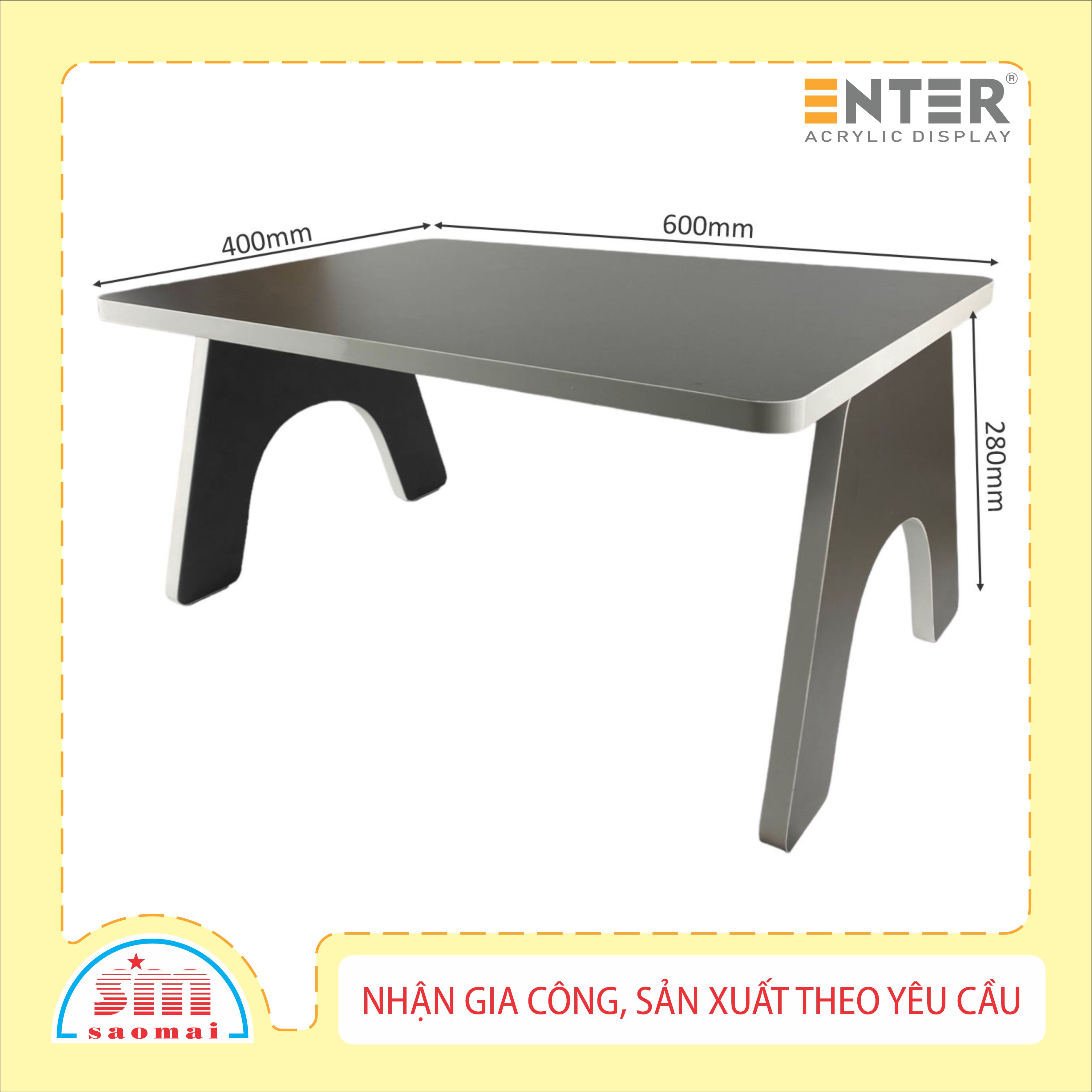 Bàn học / bàn gỗ xếp Enter BG101 60x40x28cm