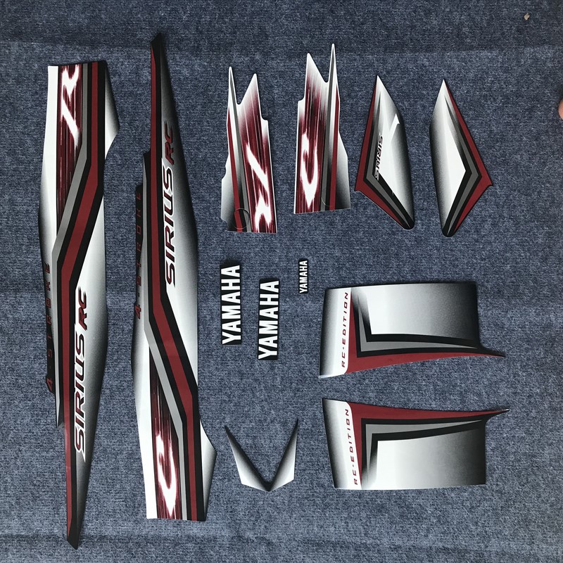 [HCM]BỘ TEM RỜI 3 LỚP FULL XE YAMAHA SIRIUS RC 2012