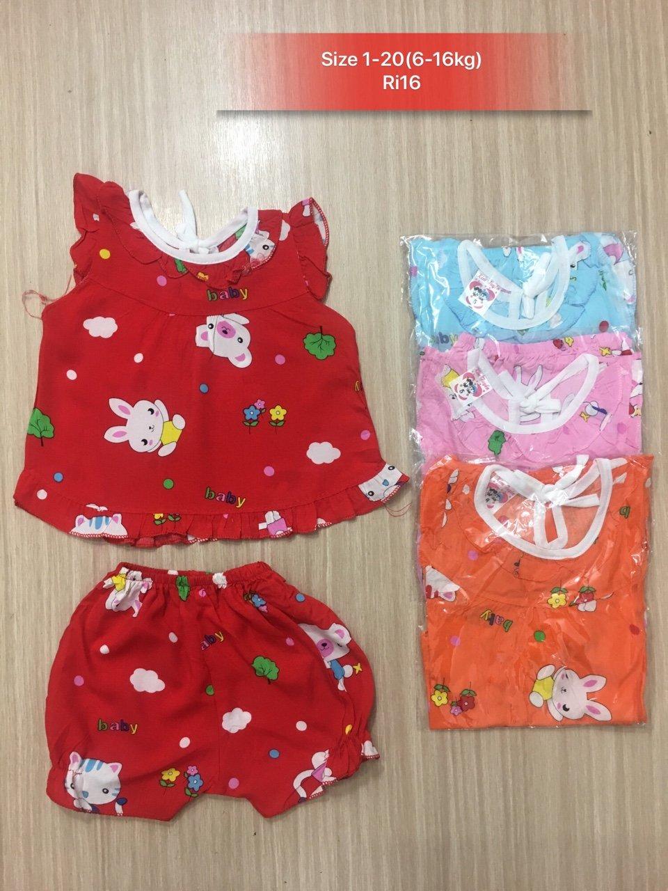 Combo 5 bộ đồ lanh cho bé trai ,gái 5-27kg