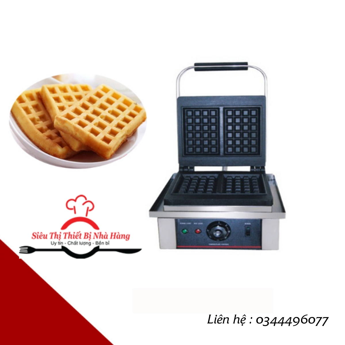 Máy làm bánh waffle vuông
