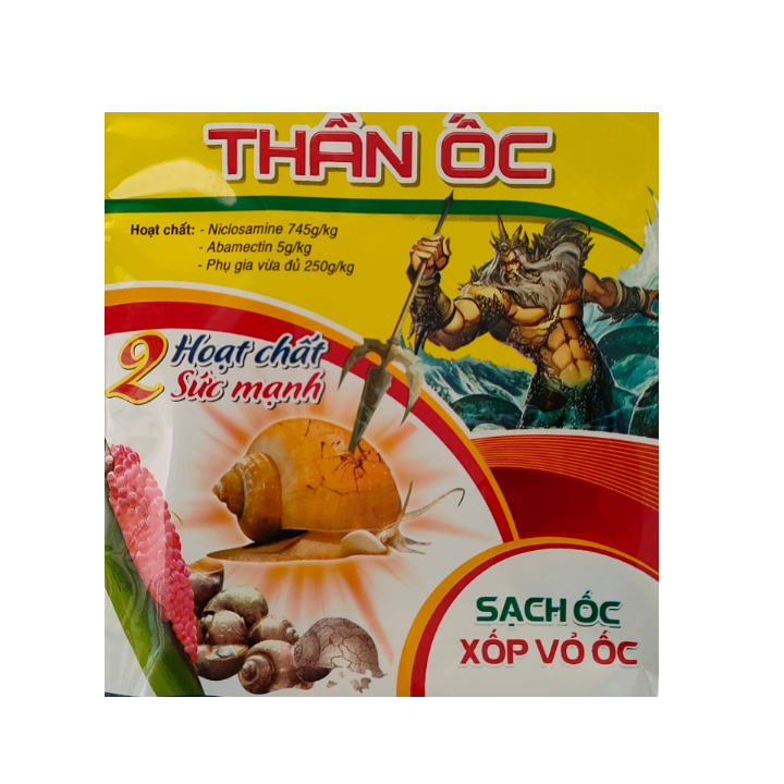 diệt ốc sên dạng bột hòa nước phun THẦN ỐC gói 18gram