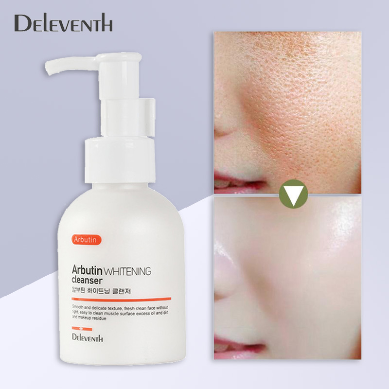 Deleventh arbutin sữa rửa mặt dưỡng ẩm làm trắng làm sáng da sửa rửa mặt trắng da sữa rửa mặt làm trắng da sửa rửa mặt trắng da