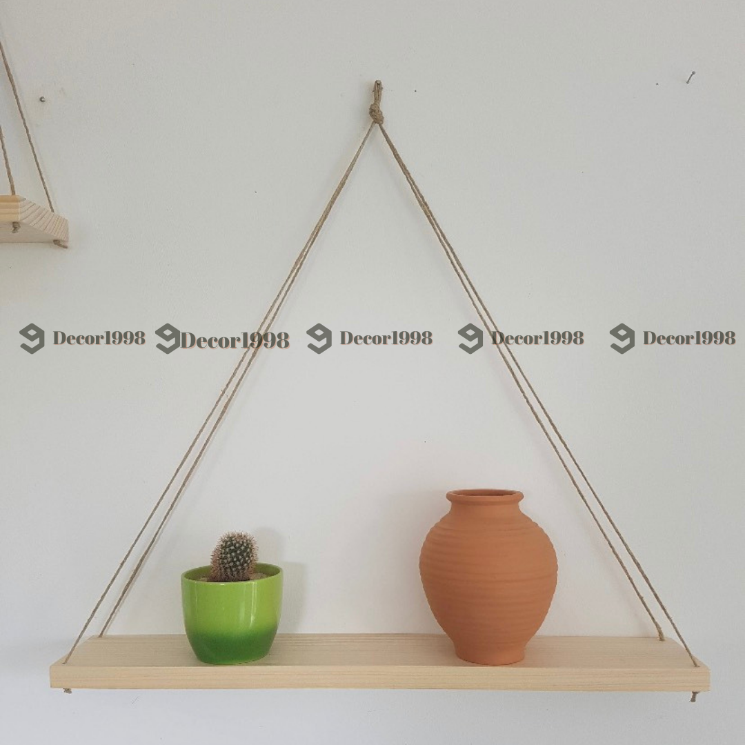 KỆ GỖ,KỆ TREO TƯỜNG,KỆ DECOR DÂY THỪNG