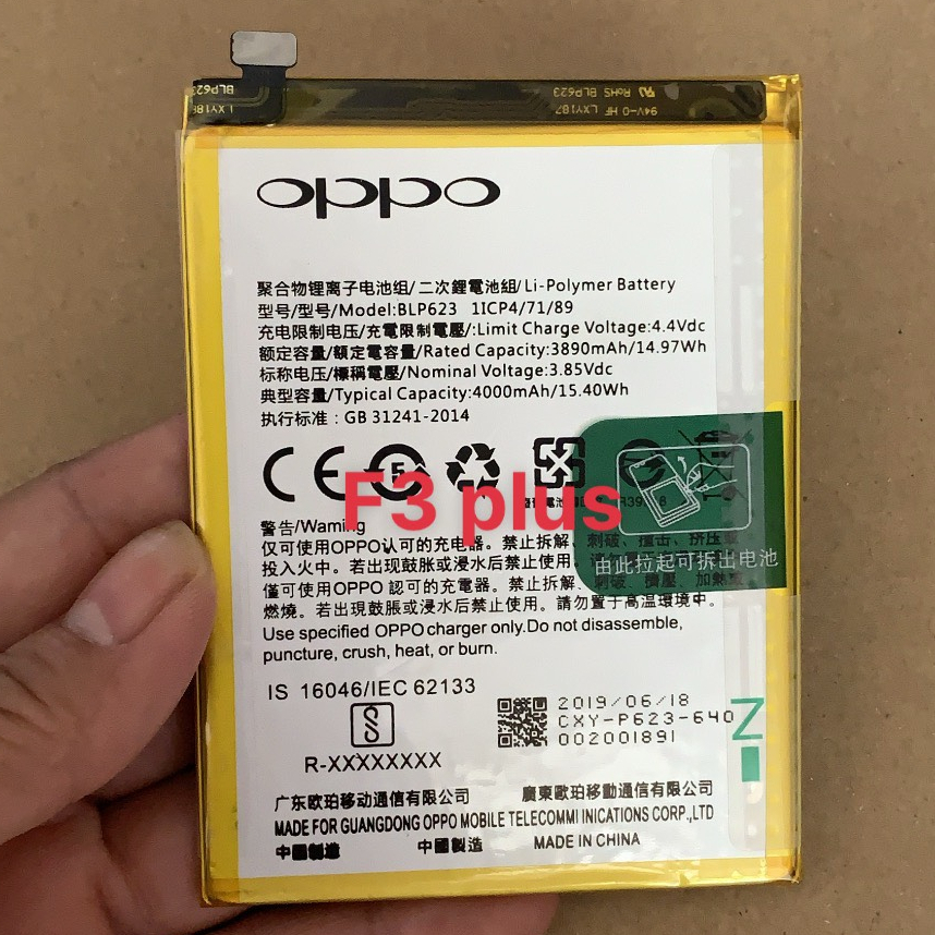 Pin oppo BLP623 / F3 Plus / R9S Plus