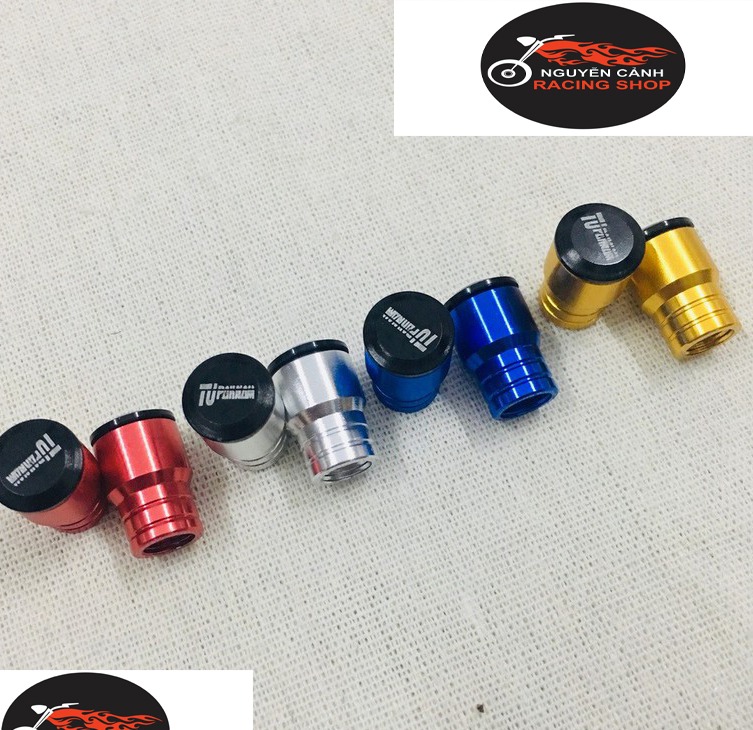 cặp Ốc Chụp Van Vòi nhôm CNC gắn các loại Xe Máy
