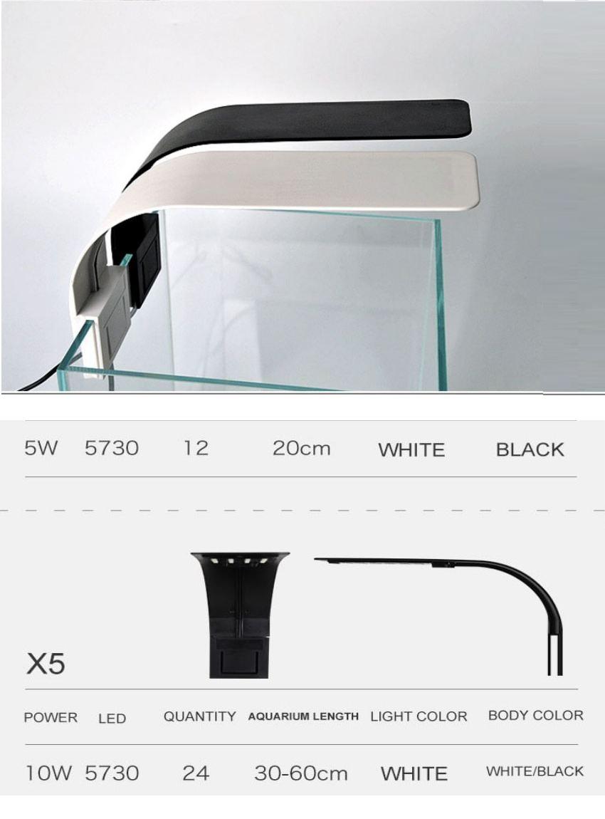Đèn led X5 siêu sáng dành cho bể cá, bể thủy sinh (24 bóng)