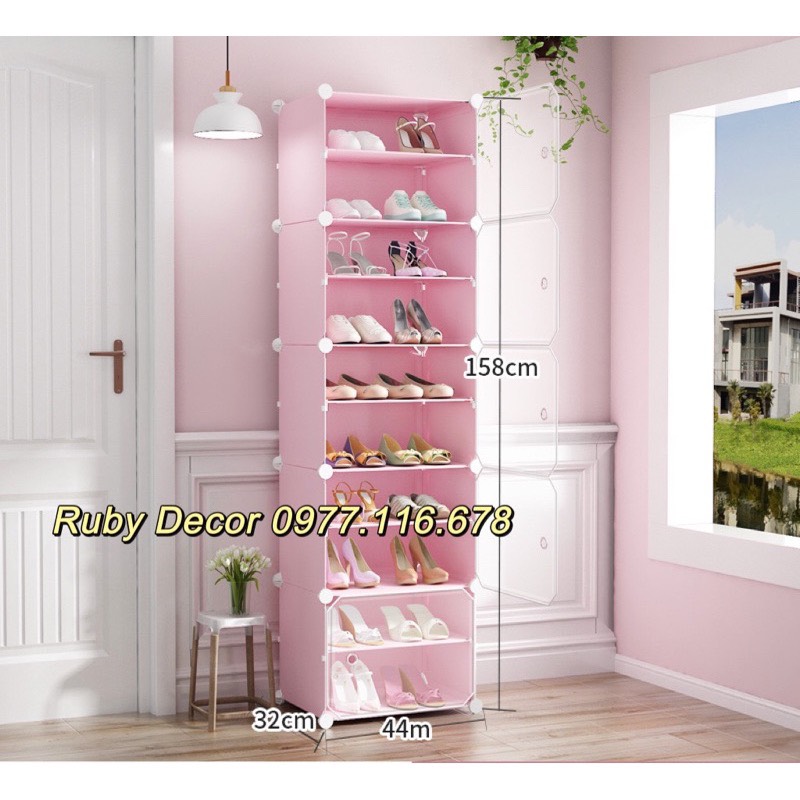 Tủ đựng giày,kệ để giày dép lắp ghép thông minh