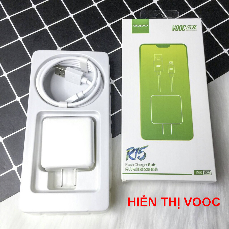 Bộ sạc VOOC OPPO Chân sạc Type-C (R15)
