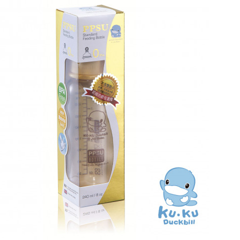 Bình sữa cổ thường ppsu kuku - ku5831/ku5832 - 140ml/240ml
