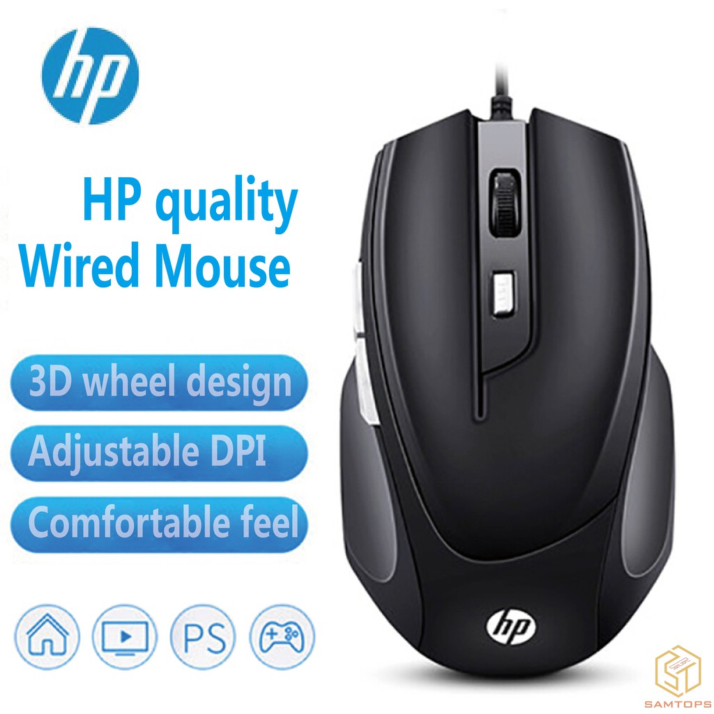 Chuột Mouse có dây HP M150. Dùng cổng USB