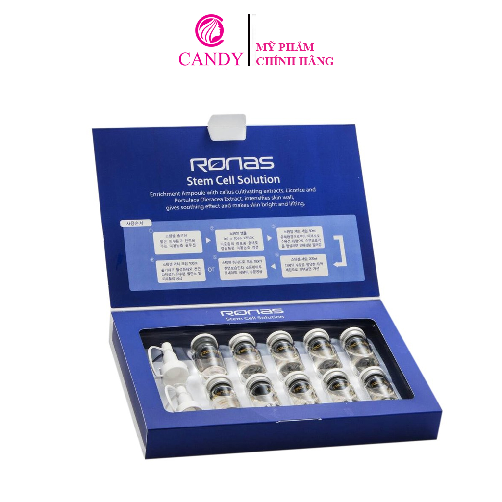 Tế bào gốc Ronas Stem Cell Hàn Quốc Dưỡng Ẩm Tái Tạo Da