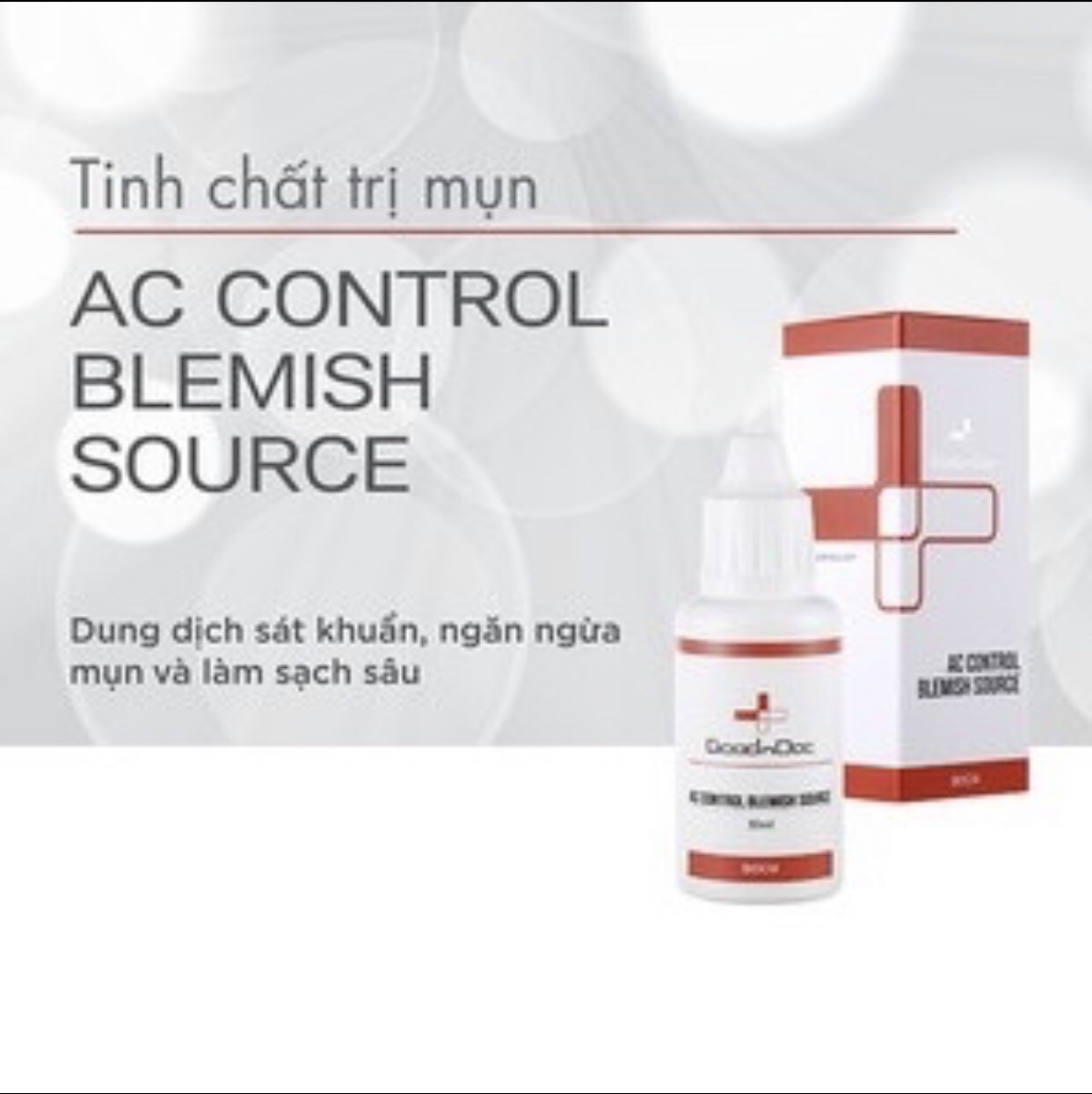 [HCM]Dung Dịch Ức Chế Mụn Kháng Khuẩn Goodndoc AC Control Blemish Source 30ml