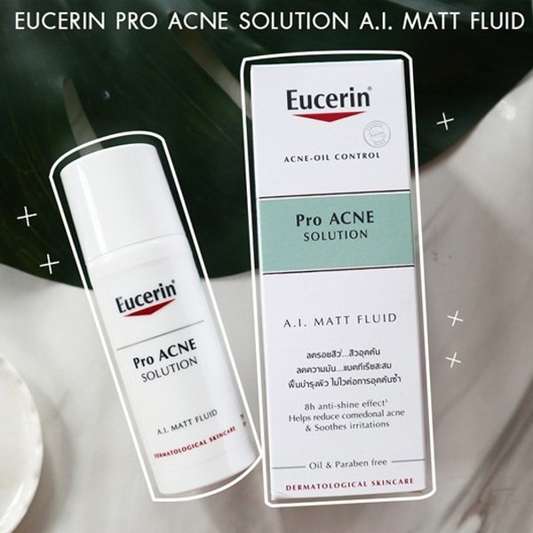 HOÀN TIỀN 20% - Kem Dưỡng Eucerin A.I MATT Fluid Pro Acne Solution