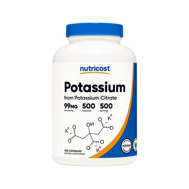 Nutricost potassium citrate 500 viên - viên uống hỗ trợ t i m m ạ c h tăng cường chức năng t h ậ n 500 viên