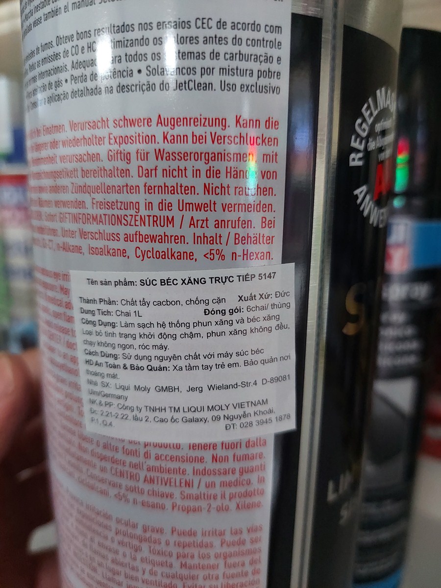 Súc béc xăng trực tiếp Liqui Moly