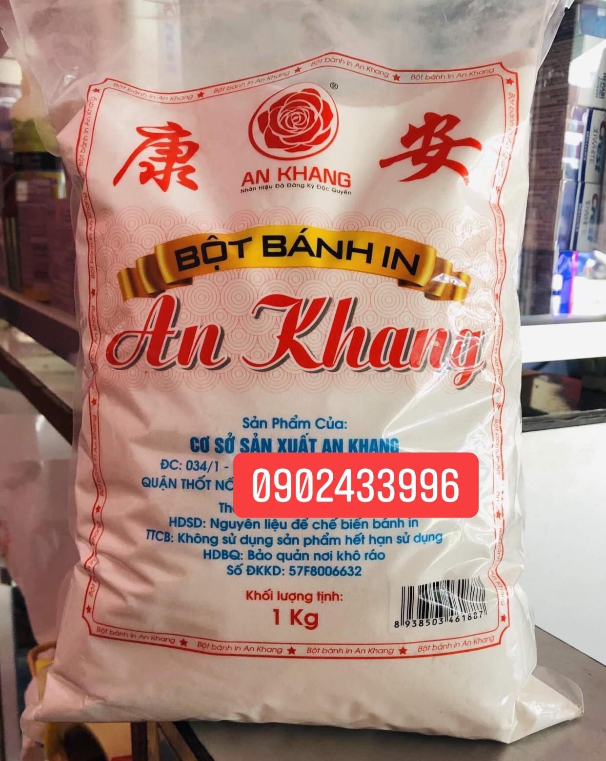 BỘT BÁNH IN AN KHANG TÚI 1KG, BỘT XỐP