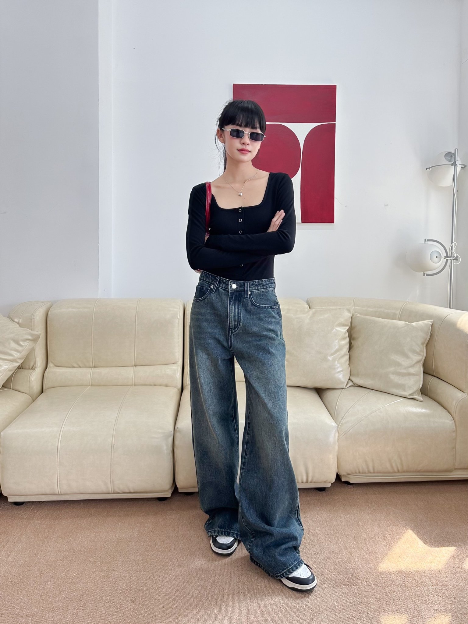 KIDO - Quần jean ống rộng HARRIS JEANS