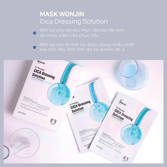 Mặt Nạ Tái Tạo Và Phục Hồi Da Dr.Wonjin CiCa Dressing Solution 30 ml