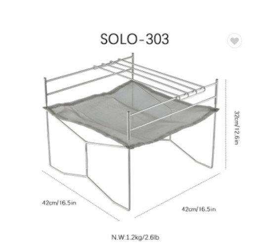 Bếp củi gấp gọn Campingmoon SOLO-303/ SOLO-202