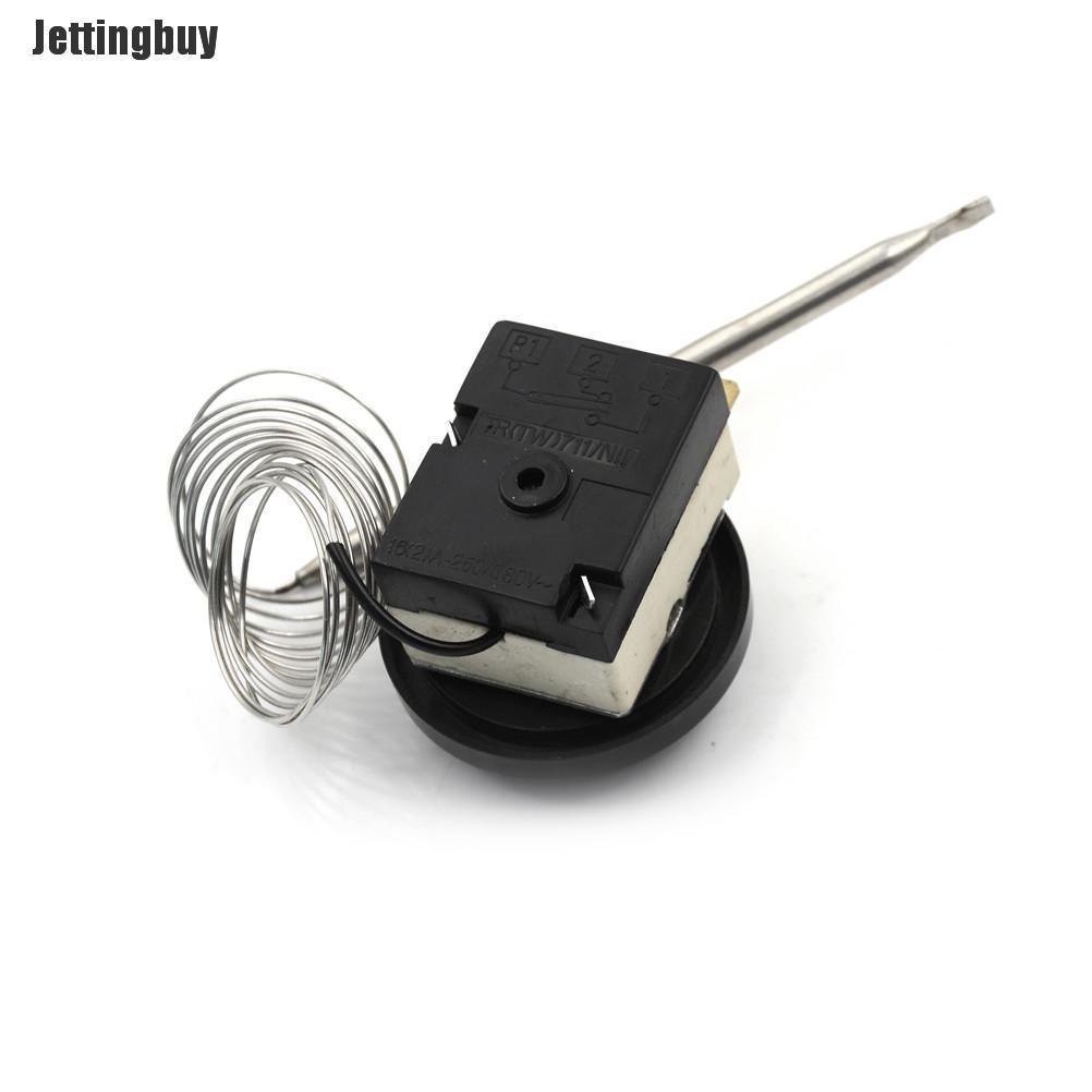 Jettingbuy Công Tắc Điều Khiển Nhiệt Độ 250V 16A 0-40C Bộ Điều Nhiệt Mao Quản