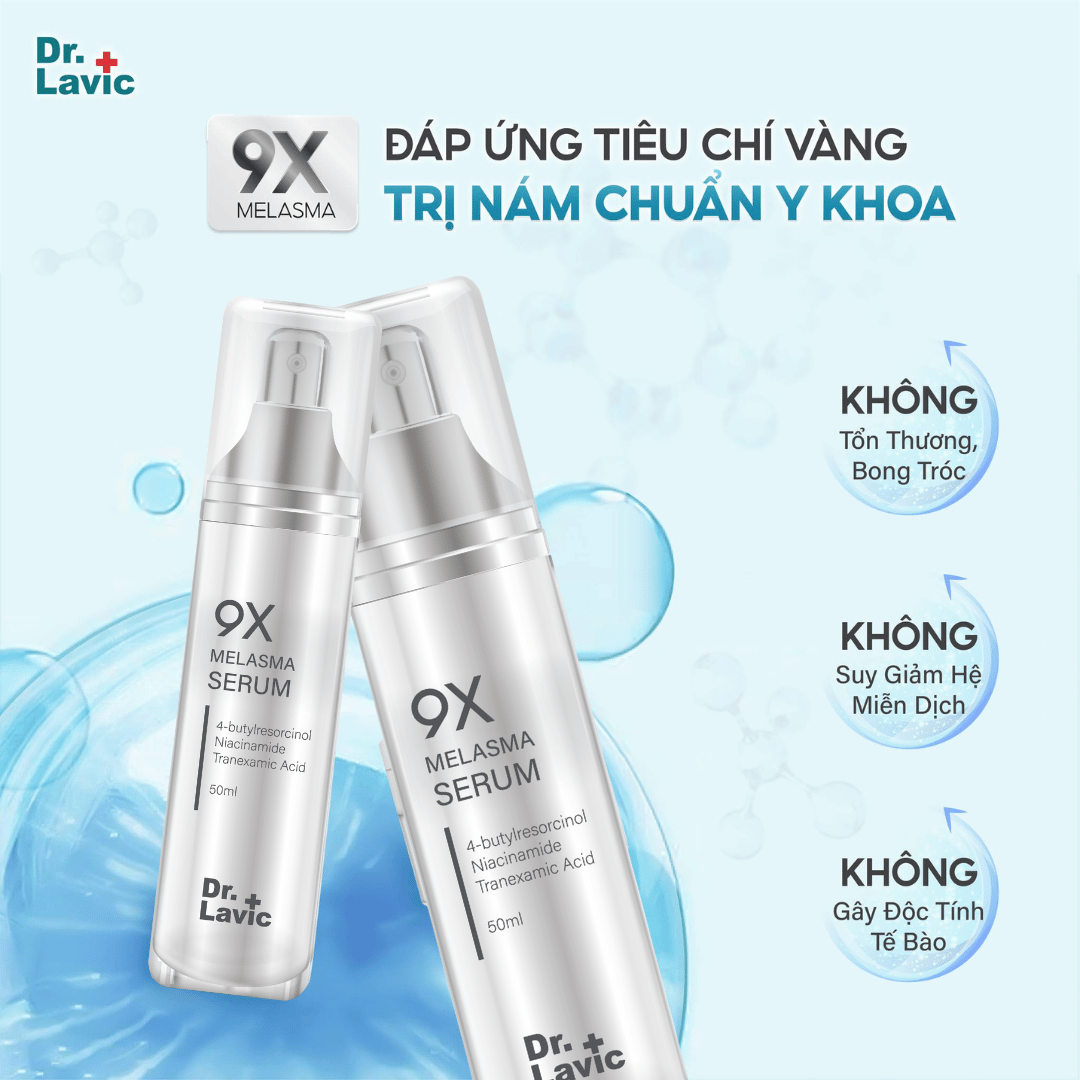 Serum dưỡng da nám Dr.Lavic 9x Melasma Serum dưỡng ẩm dưỡng trắng da xoá mờ sạm nám 150ml DR969