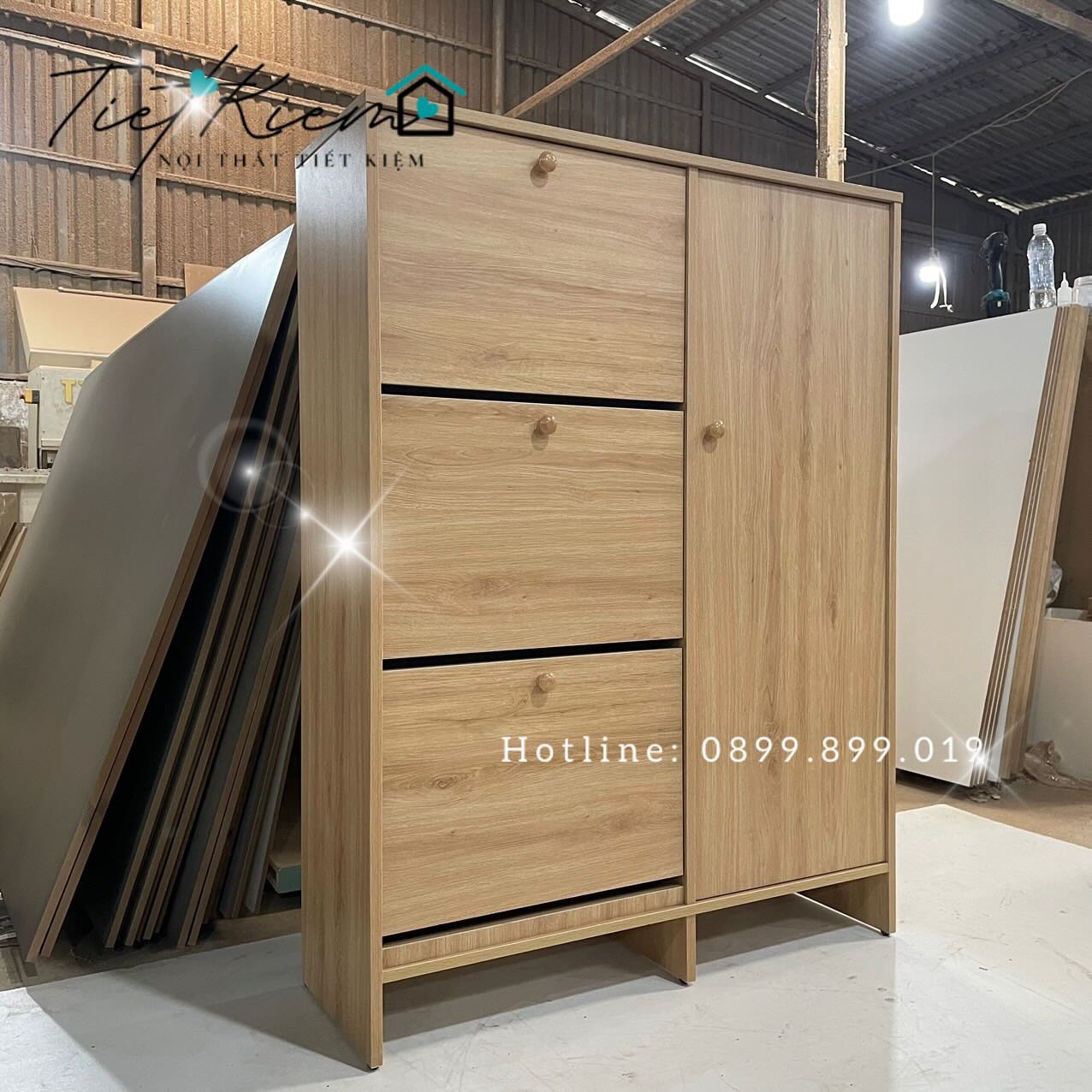 Tủ để giày thông minh gỗ KG017