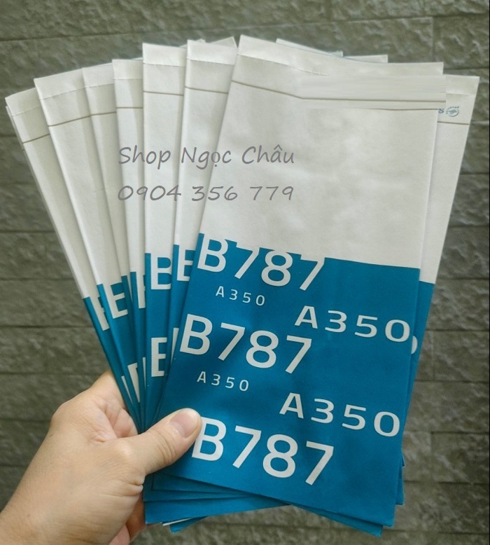 Set 10 túi nôn/ túi ói cao cấp hàng không (Viejet Air, ...)