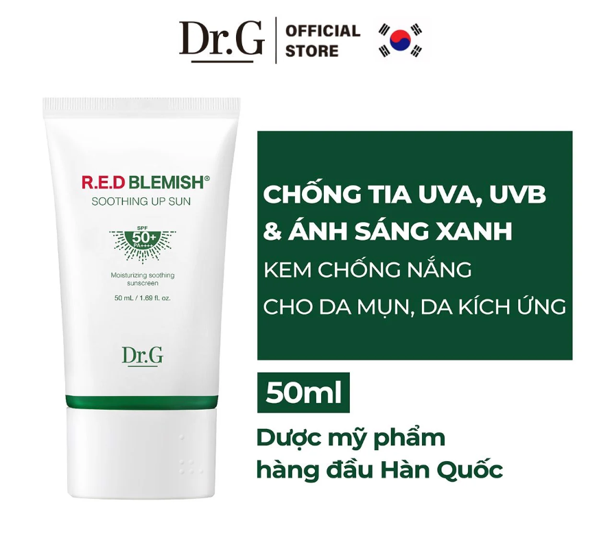 Kem Chống Nắng Dr.G Sun+ SPF50+ PA++++ (50ml)
