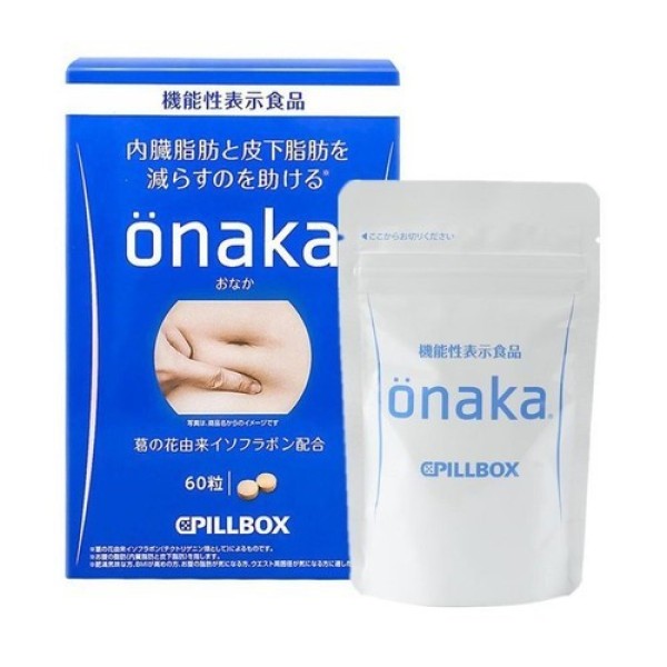 Viên uống giảm mỡ bụng Onaka 60 viên Nhật Bản cao cấp
