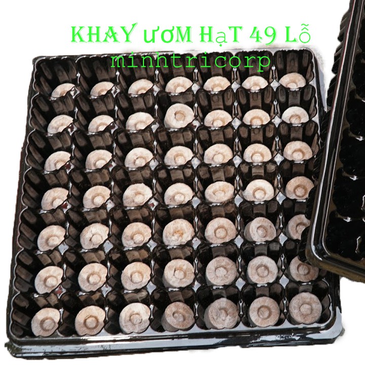 5 Khay Ươm Hạt Dẻo Bền [Tặng Viên Nén Ươm Hạt]