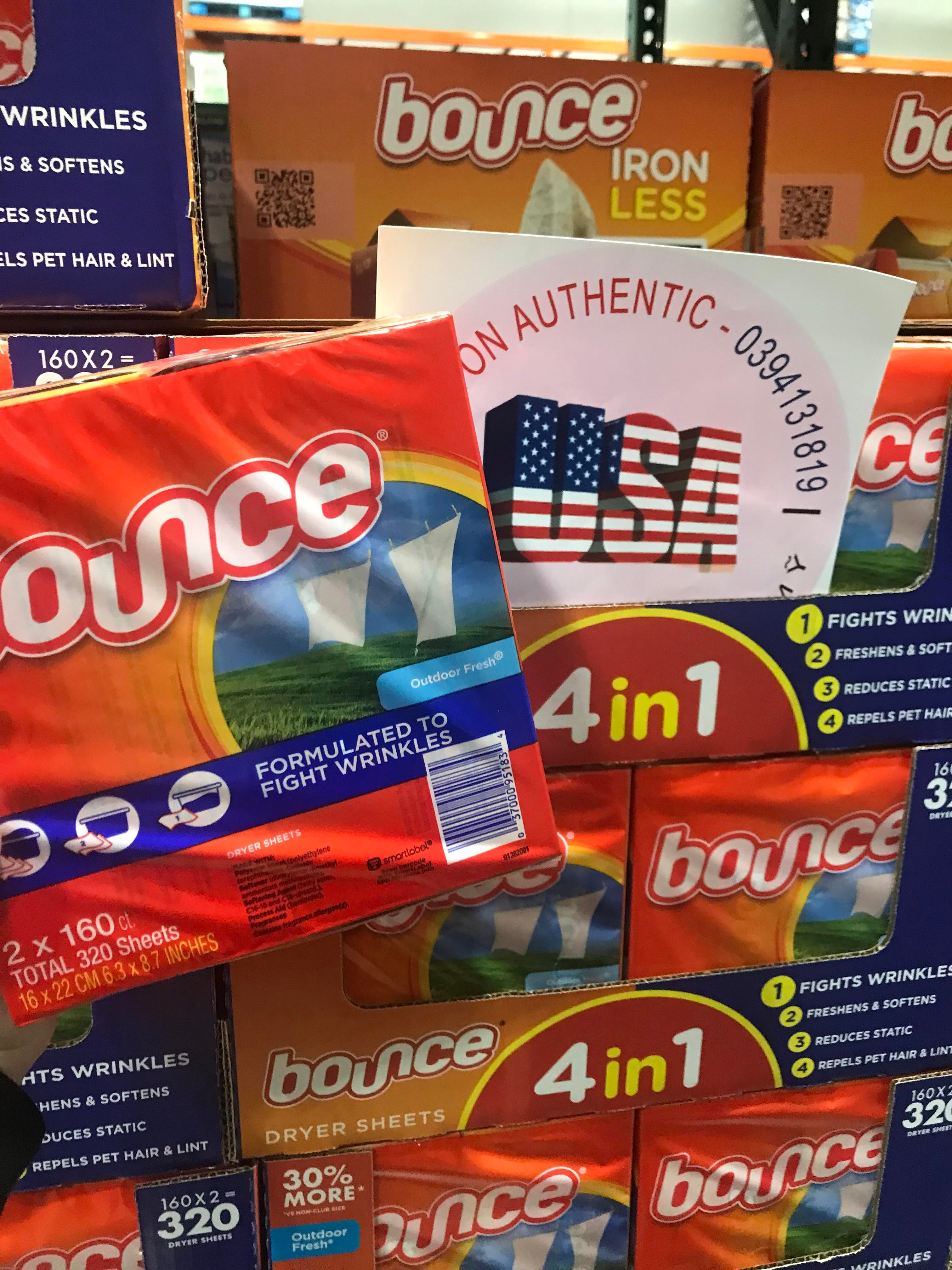 TÁCH LẺ  Giấy Thơm Quần Áo Bounce của Mỹ _ Live mua hàng tại Mỹ