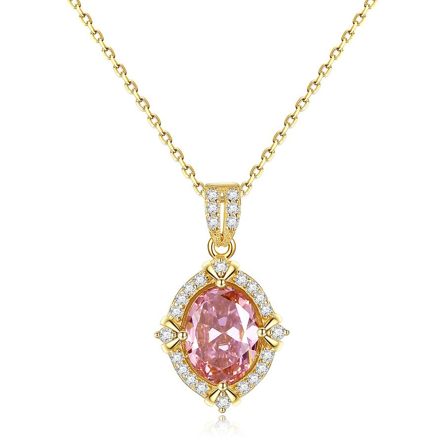 Dây Chuyền Bạc Nữ S925 Dây Chuyền đính đá cao cấp DB2408 đẹp lung linh Bảo Ngọc Jewelry
