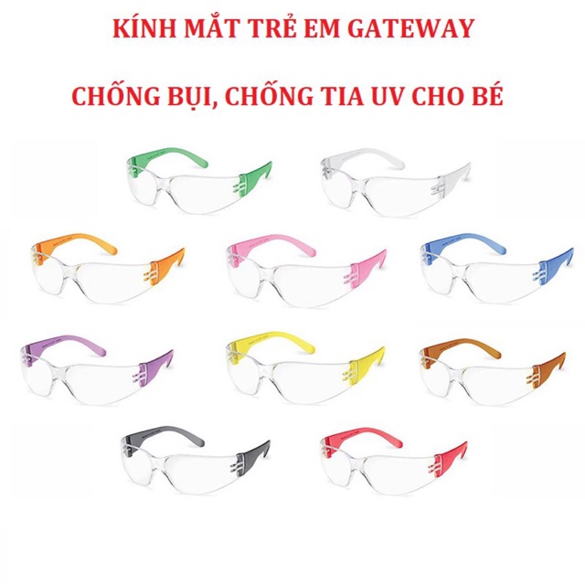[HCM]Kính bảo hộ chống bụi cho bé Gateway Safety