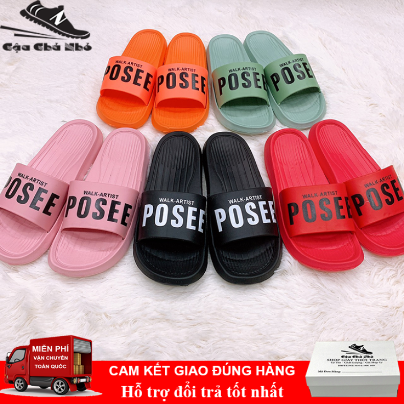 Dép nữ quai ngang POSEE đủ màu ( Ảnh Thật) giá rẻ