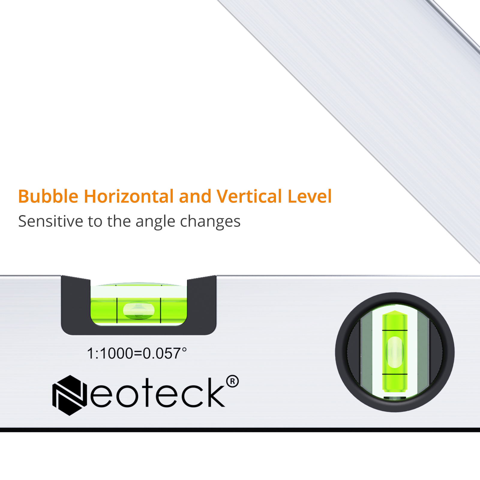 Neoteck 0~225° LCD Digital Protractor Spirit Level Angle Finder Gauge Meter